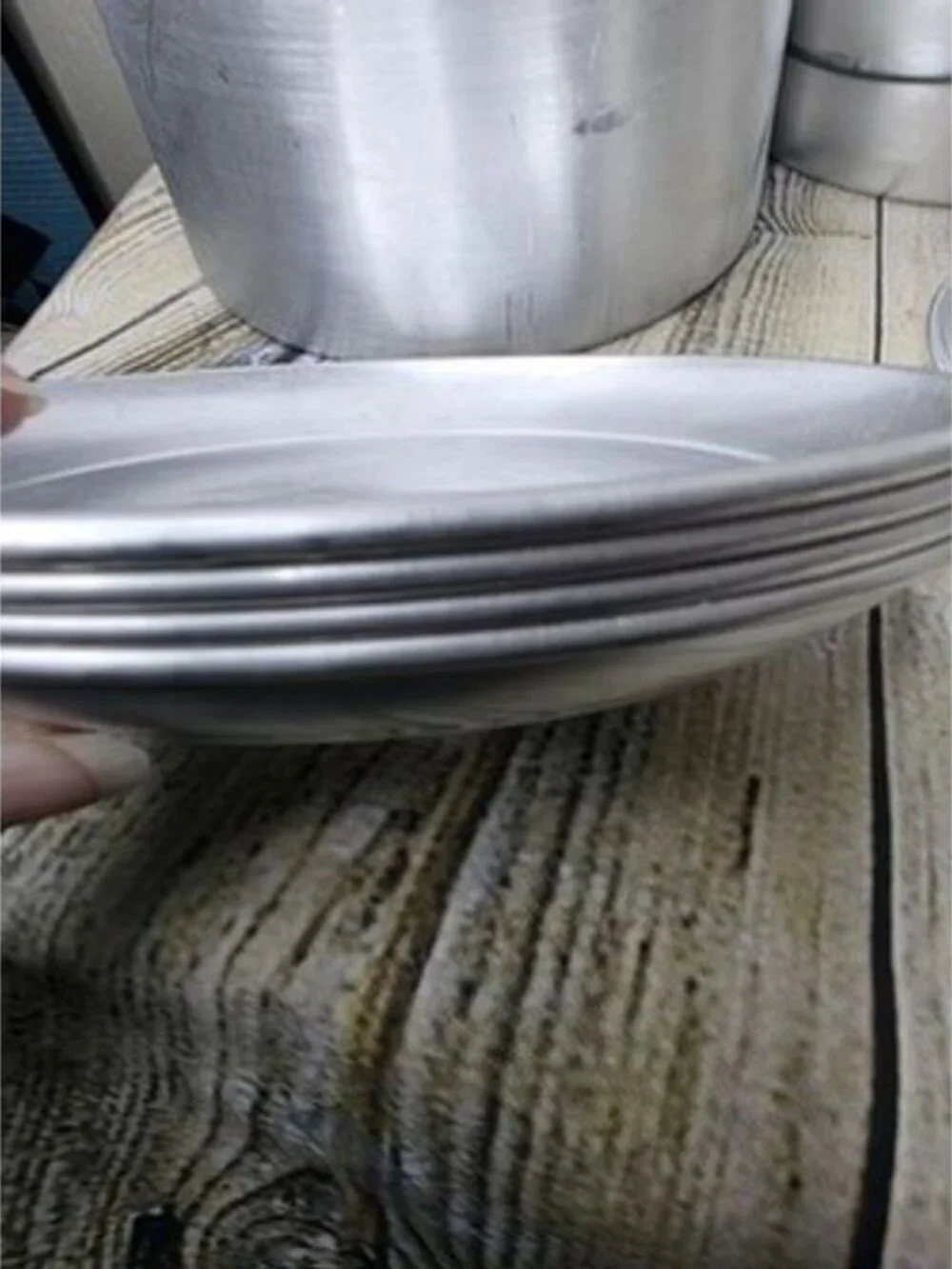 Vintage Aluminum Camping Cook Set 13 Pieces Plates Cups Pots